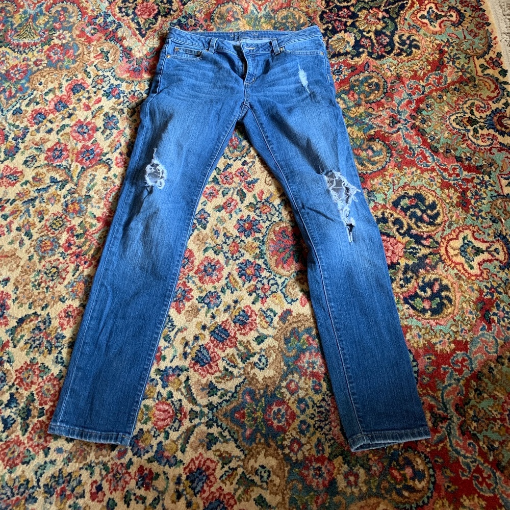 Michael kors dillan relaxed stretch distressed jeans. Worn a few times